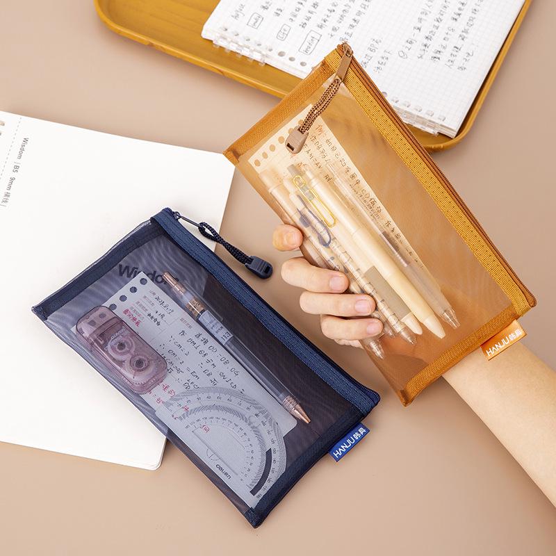 Astuccio in Rete Coreano per Studenti delle Elementari - Monostrato Cancelleria e Busta per Documenti A6