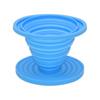Collapsible Coffee Filter Funnel Heat Resistant Silicone Coffee Funnel Portable Coffee Brewing