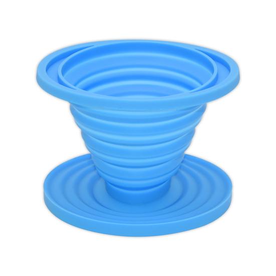 Collapsible Coffee Filter Funnel Heat Resistant Silicone Coffee Funnel Portable Coffee Brewing