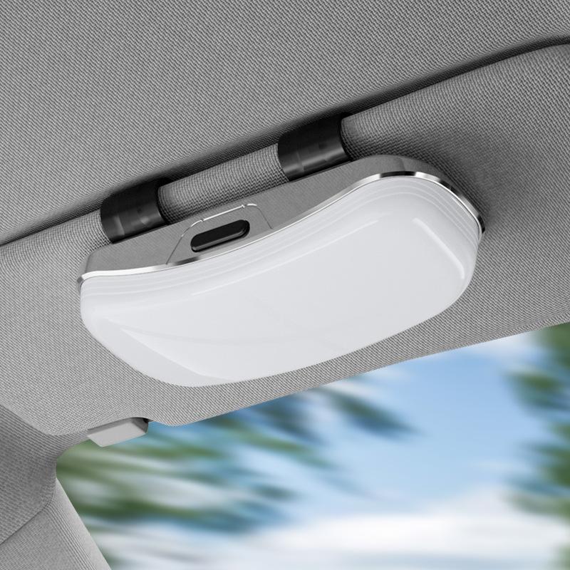 

Car Visor Glasses Box For GR Corolla Yaris Aygo Prius RAV4 Crown CHR Camry Auris TRD Auto Sunglasses Storage Case білий