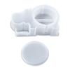 Resin Jewelry Box Epoxy Mold Elephant Hippo Pig Whale Piggy Bank Mold Crystal Casting Mold for Coin Jewelry Organizer