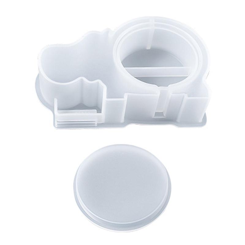 Resin Jewelry Box Epoxy Mold Elephant Hippo Pig Whale Piggy Bank Mold Crystal Casting Mold for Coin Jewelry Organizer