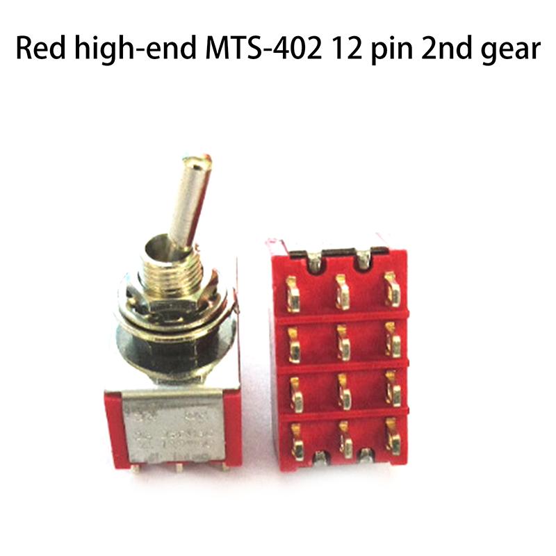 

Toggle Switch Twist Button Shake Rocker Arm Toggle Mts-102 202 Sself-Reset 2/3/6 Feet as the picture