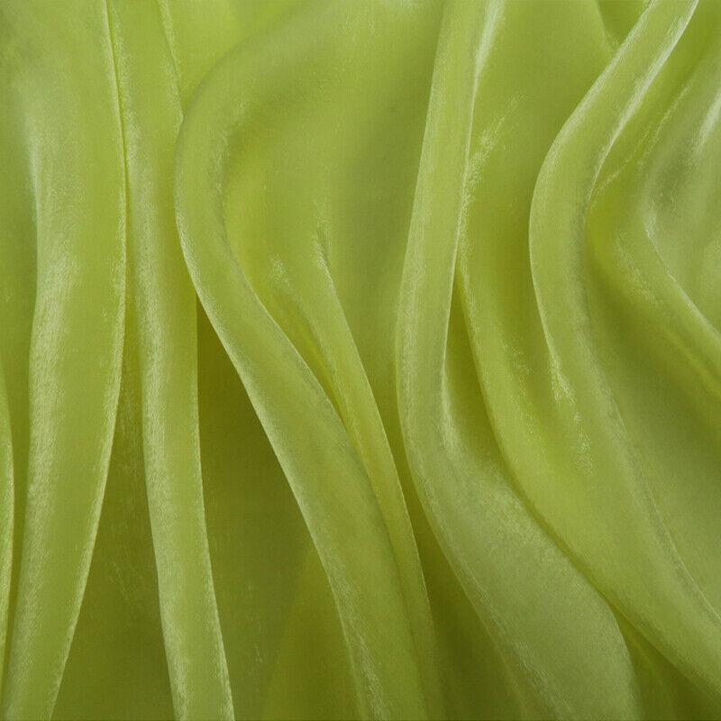 100x150cm Colorful Satin Organza Fabric Yarn Organza Hanfu Wedding Dress DIY Sewing Fabric Faux Silk Material Clothing Supplies