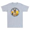 Ich mag Schäferhunde und Bier und vielleicht 3 Leute Kreis Vintage Herren T-Shirt