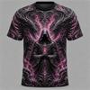 New Men's Halloween Crew-Neck Short-Sleeve T-Shirt Grim Reaper Scythe and Skeleton Print Crew-Neck Short-Sleeve Men's Top