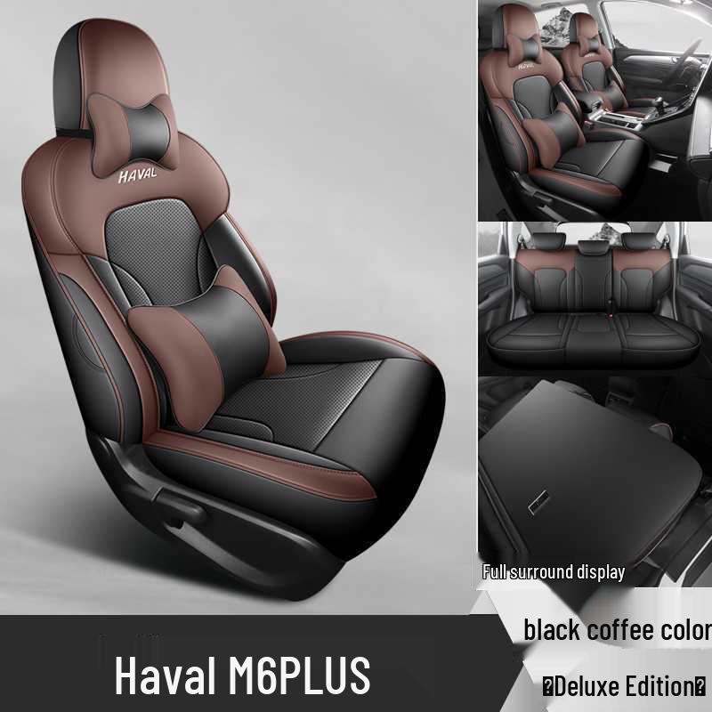 Haval M6 PLUS Smart Leather Seat Covers, Full Coverage, All-Season Cushions.