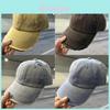 Cotton Washable Baseball Cap With Vintage Look And Curved Brim For Casual Wear