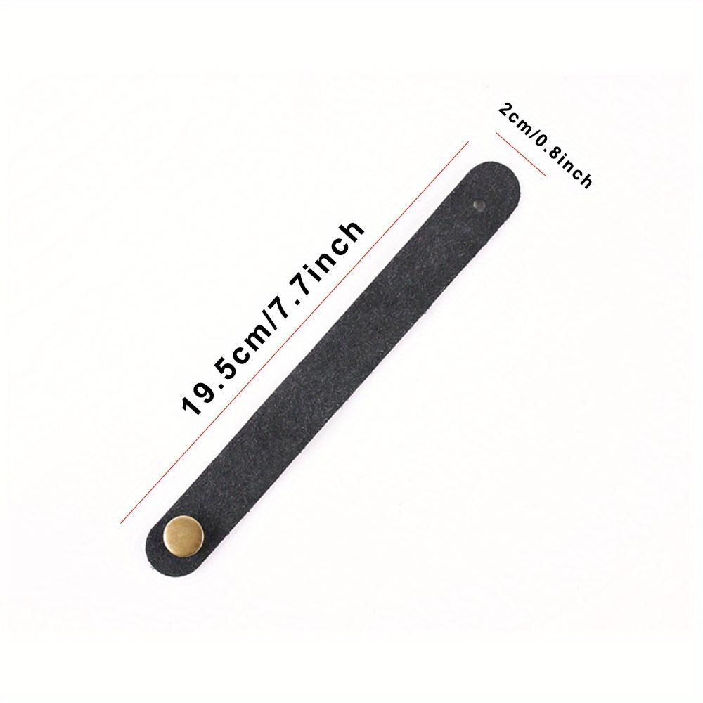 Guitar Neck Strap Guitar Strap Leather Head Belt Holder Headstock Strap Holder Button Lock with Metal Fastener Guitar Accessory