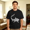 Thresher Shark Cartoon Tshirt Summer Leisure Tshirts Pure Cotton O Neck 4xl 5xl 6xl Tees Shortsleeved Y2k Funny Tshirt