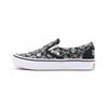 Y/Project X Vans Slip-On Series Canvas Collaboration Trendy Print Casual Durable Breathable Low-Top Kids Skate Shoes Kids Sneaker Black VN0A4U1S9AA