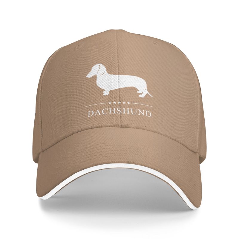 Punk Smooth Dachshund Dog Unisex Baseball Cap Adult Badger Sausage Wiener Adjustable Dad Hat Women Unisex Sports