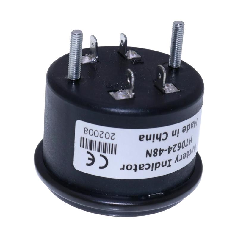 48V Battery Meter Indicator Round Fits For EZGO Club Car Golf Cart Forklift ATV