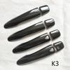 Plastic Door Handle Cover Trim Handles Covers for Nissan Kicks P15 Car Accessories Imitation Carbon Fiber