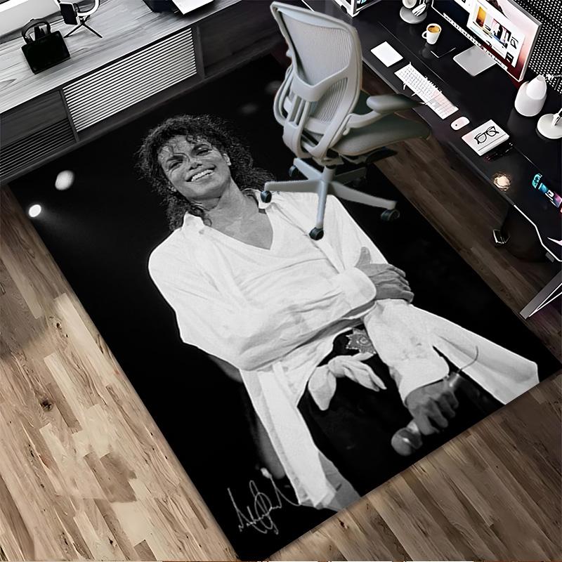 Michael Jackson Collage Living Room Nonslip Area Rug Soft Carpet For Bedroom Gameoom Playroom Sofa Office Home Decor Doormat