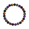 Festive Gifts Black Onyx Amethyst Tiger Eye Smoky Quartz Beaded Bracelet Minimalist Fashion Jewelry for Men Women Daily Wear Gift