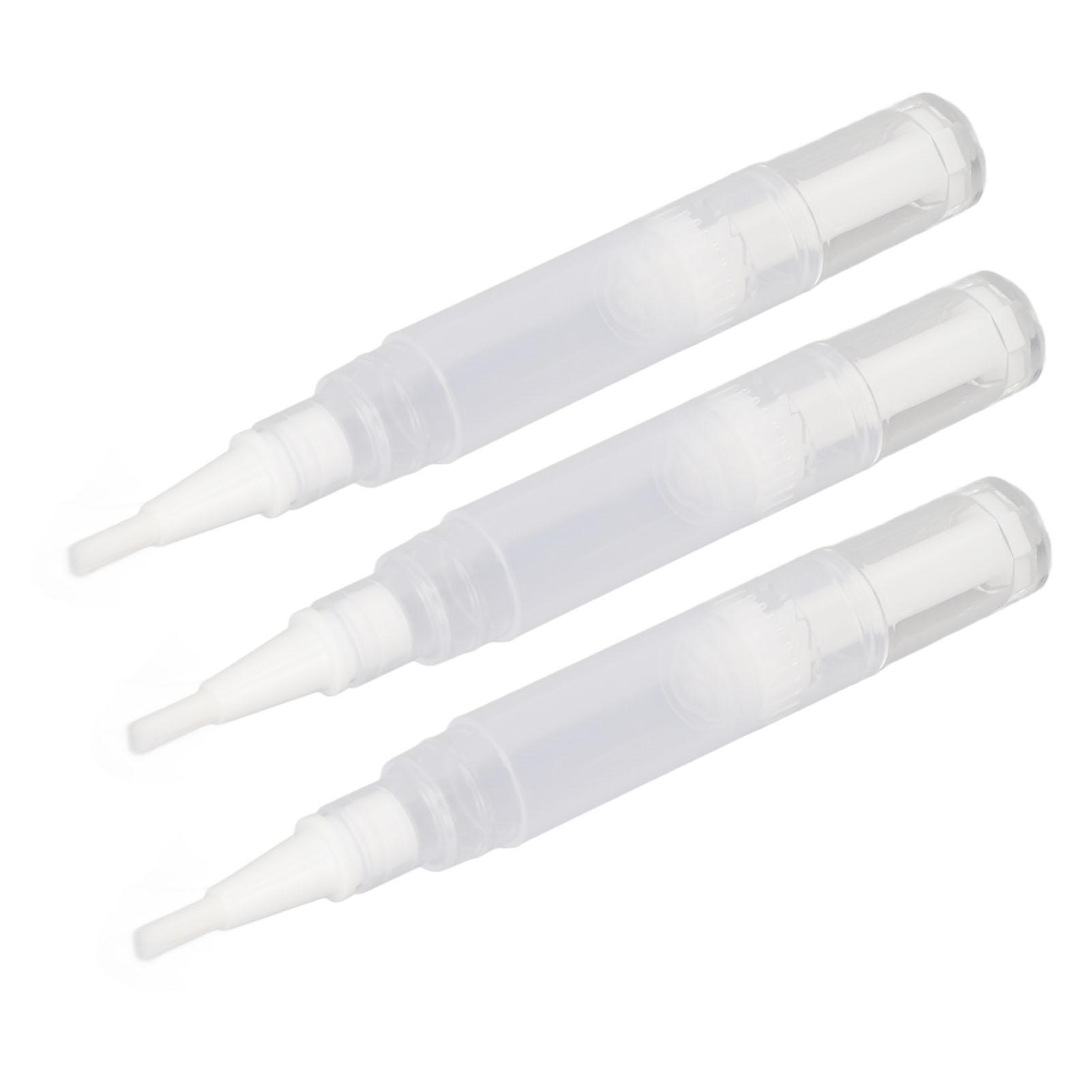 

Набор из 3 прозрачных ручек-твист 4,5 мл, пустые, с вращающимся аппликатором-кисточкой, многоразовые контейнеры для масла для ногтей