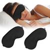 Masque de nuit en soie Boldfit avec sangle réglable Masque de sommeil premium en soie Masque pour les yeux pour un sommeil doux et confortable Masque de sommeil de voyage