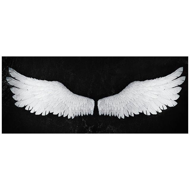 Angel Wings Minimalist Style Wall Art Canvas Painting Creativity Posters Print Black White Feather For Living Room Decor Cuadros