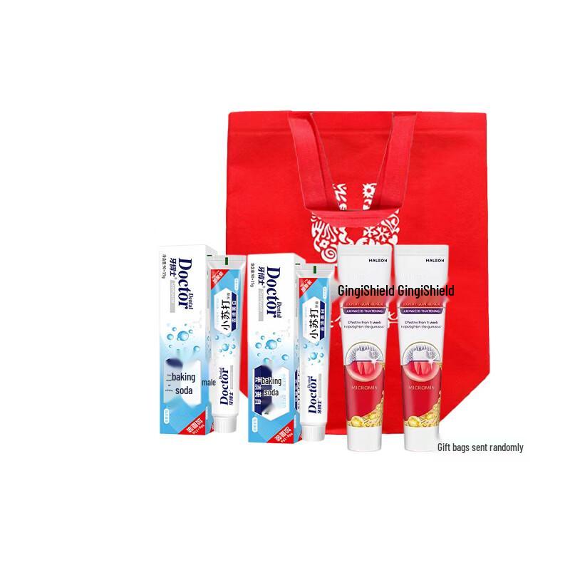 Dentist Whitening & Parodontax Gum Care Toothpaste 4-Pack