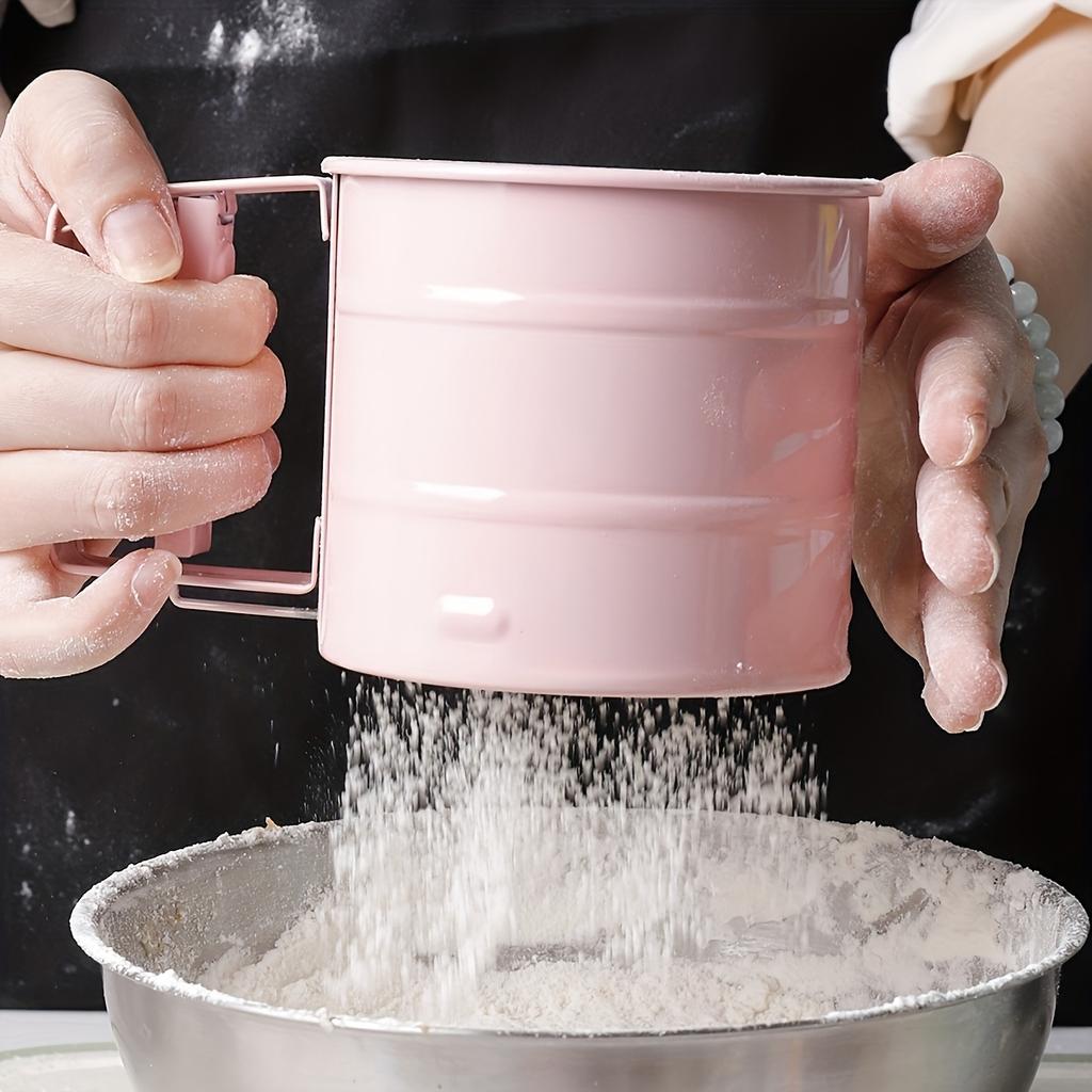 Cozy Baking, Stainless Steel Flour Sifter with Handle - Essential Handheld Baking Tool for Kitchens, Bakeries, and Food Trucks for Baking Accessories