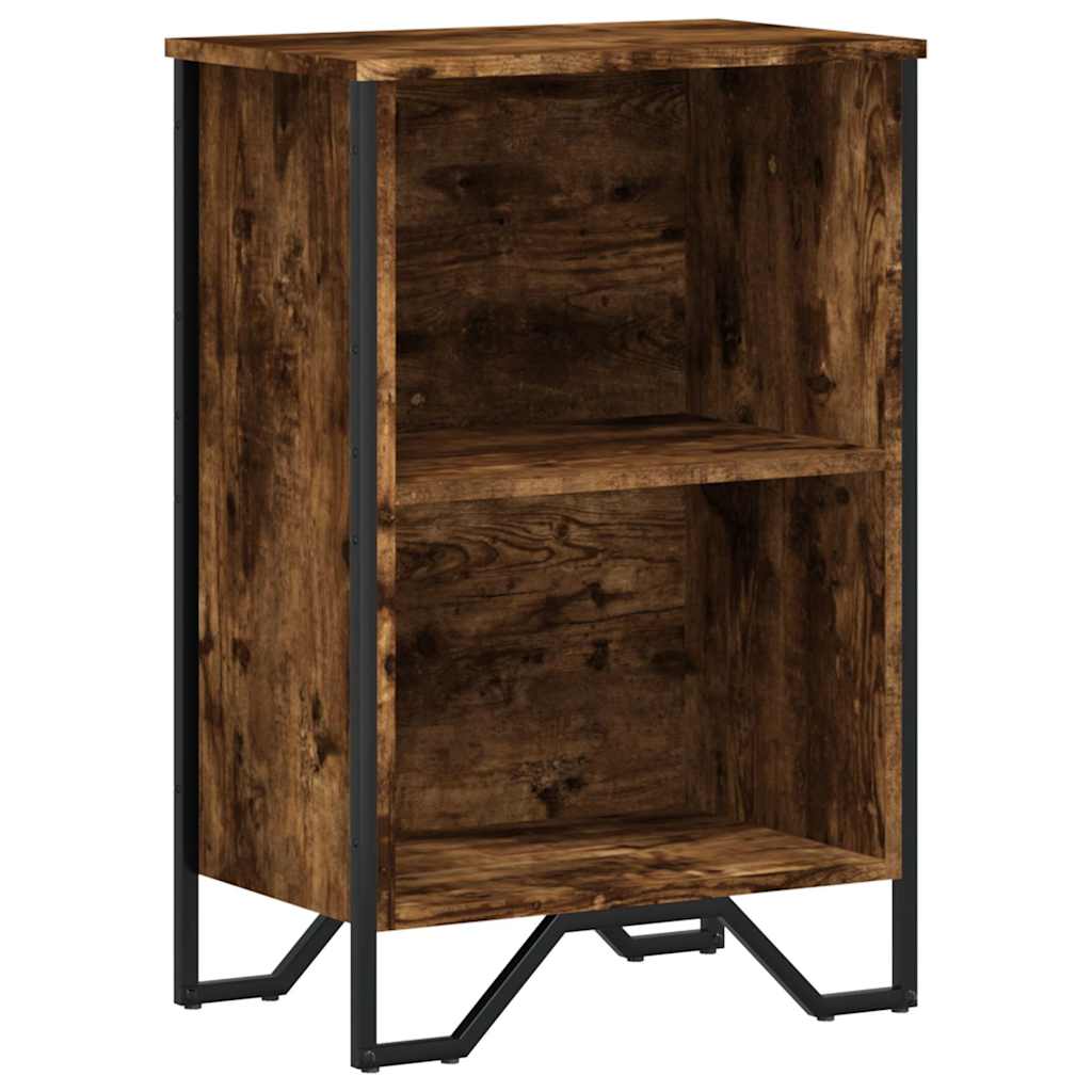 Bookshelf Smoked Oak 50 X 31 X 74.5 Cm Engineered Wood