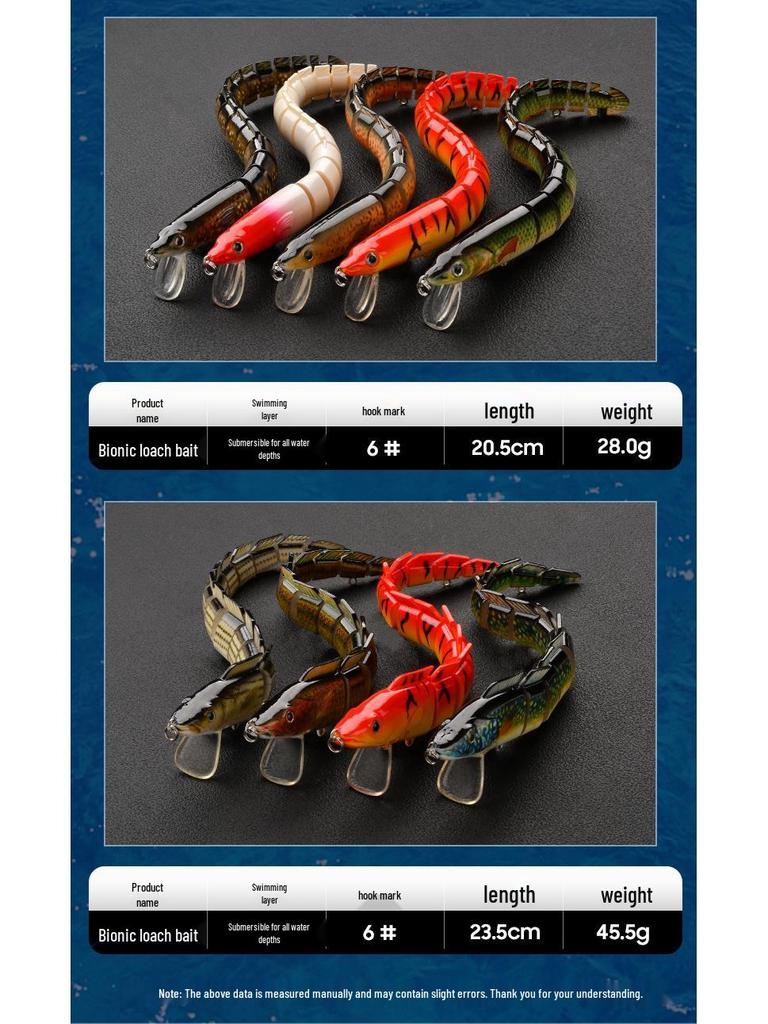 Aspius Long-Cast Marine Fishing Simulation Bait - Large, Slow-Sinking, Fake Lure for Sea Fishing