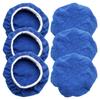 5-10inches Car Microfiber Polisher Pad Wash Buffer Waxing Sleeve Bonnet Polishing Hood for House Auto Cleaning Accessories