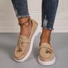 Large size casual single shoes women's spring and autumn 2025 new foot cover casual single shoes loafers women