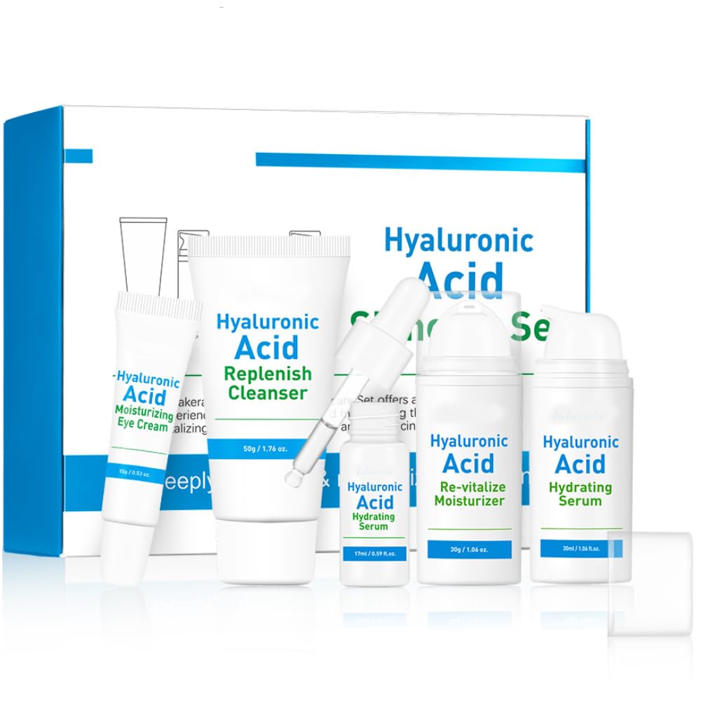 Transparent Acid Skin Care Set Pore Gentle on Sensitive Skin Cleansing, Moisturizing, Gift-Friendly,