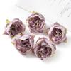 5/10Pcs Peony Artificial Flowers 4.5cm Silk Fake Flower for Home Room Decor Garden Wedding Decoration Bride DIY Wreath Accessory