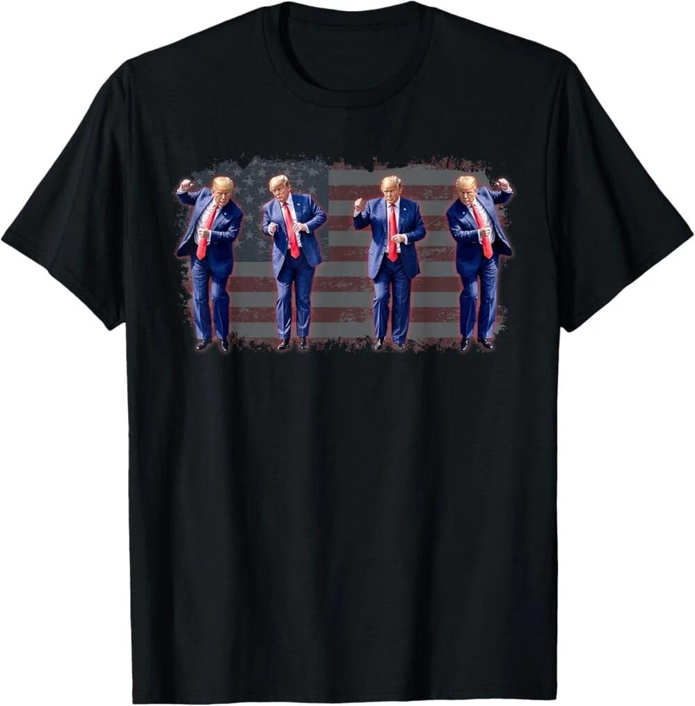 Trump Dance,Save America,Trump 2024,Trump 45 47,Funny Trump T-Shirt, Unisex Tee S
