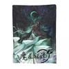 Anime Grandmaster Of Demonic Cultivation Mo Dao Zu Shi Decken Fleece-Kuscheldecke Überwurfdecken für Bettwäsche Überwürfe Tagesdecke