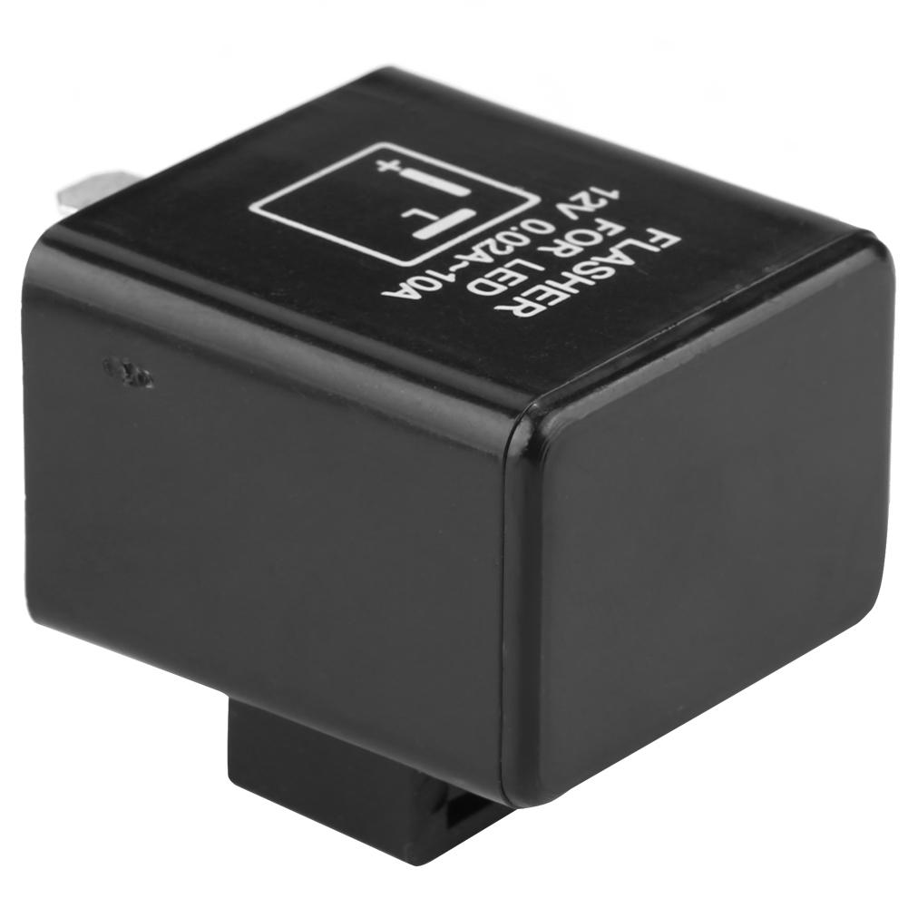 2 Pin Electronic Car Flasher Relay Decoder for LED Turn Signal Light 12V