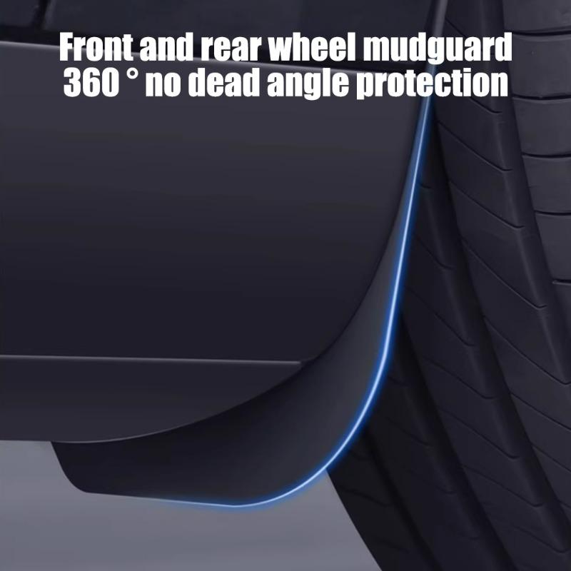 Schmutzfänger für Tesla Model 3 Highland 2024 Kotflügel Offizielle Vorder- und Hinterradkotflügel Spritzschutz Model3 Zubehör