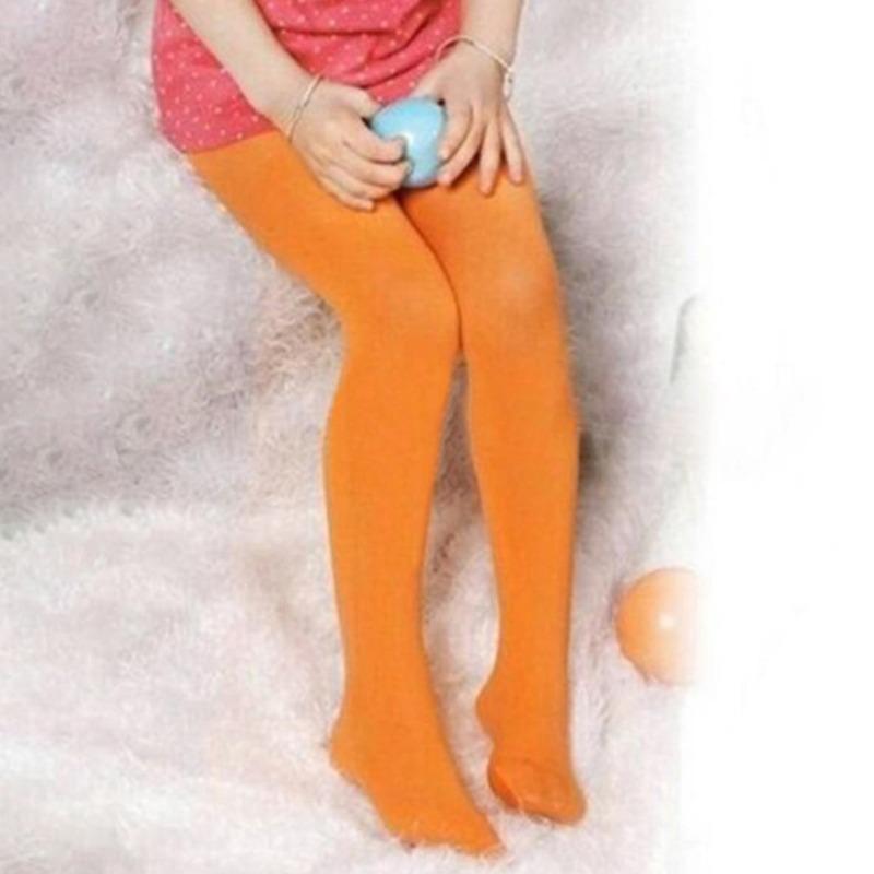 Fashion Cute Kids Candy Color Velvet Tights Baby Stretch Trouser Skinny Pants Dance Tights Pantyhose Stocking