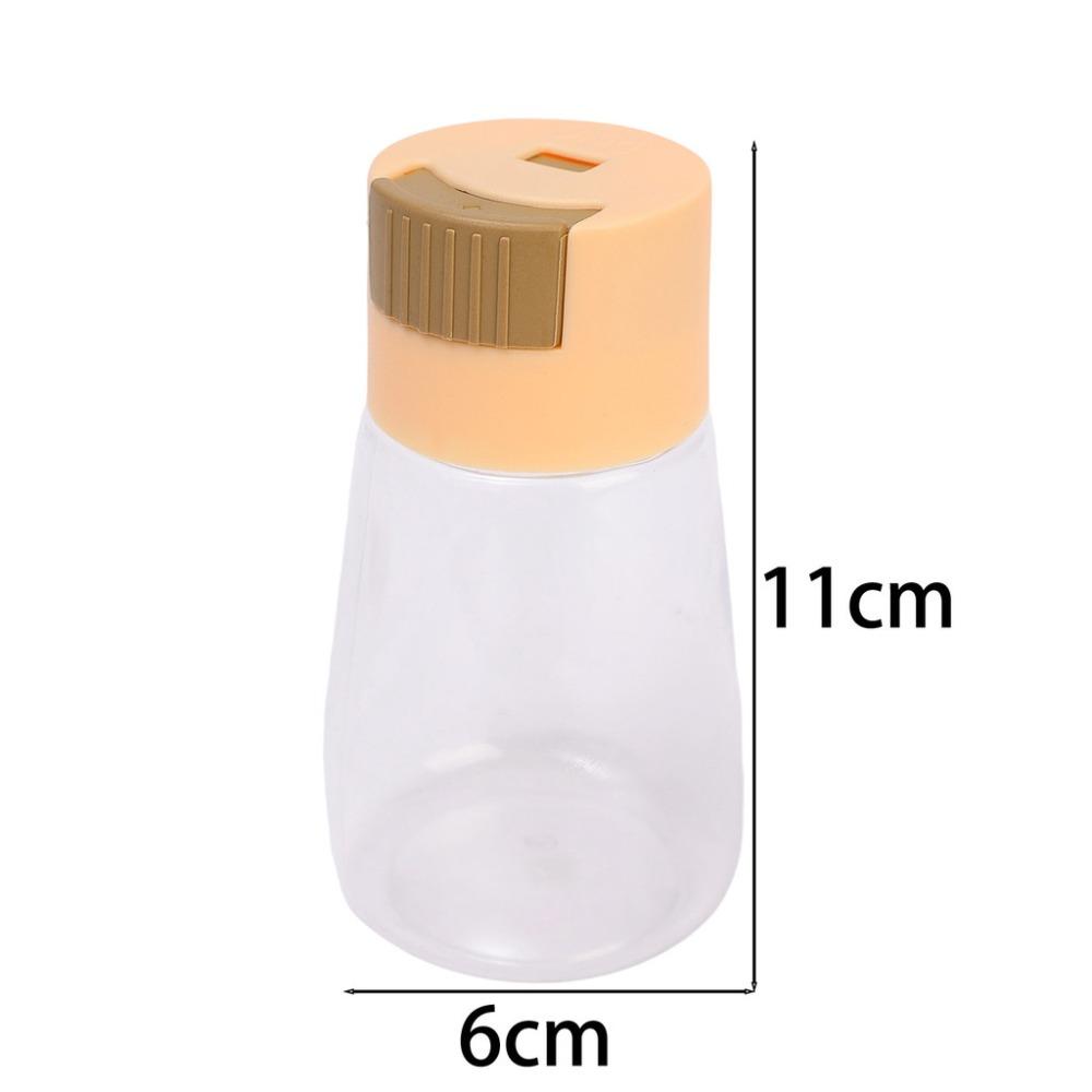 

Press-type Picnic BBQ Salt Container Quantitative Sugar Dispenser Seasoning Box Kitchen Gadget бежевий