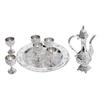 Wine Glasses Silver White European Style Home Decoration Classic Wine Glass Jug Set