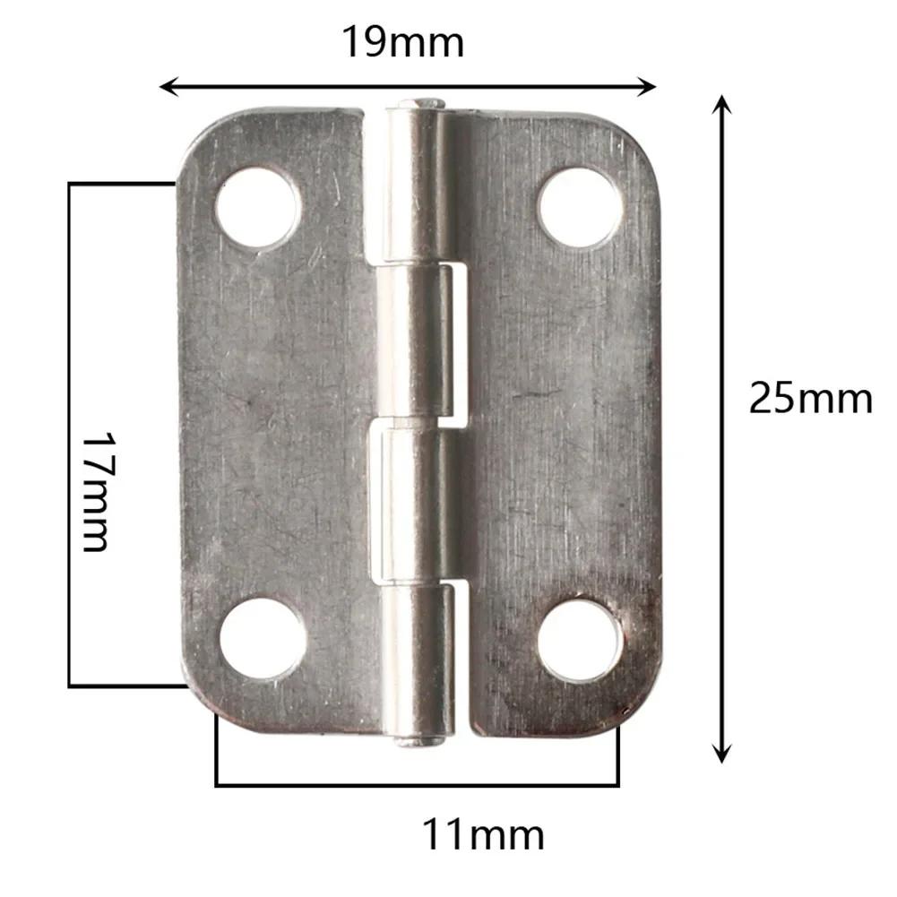 20pcs Mini Hinge Antique Jewelry Chest Gift Wine Wooden Box Case Decorative Hardware Furniture Dollhouse Cabinet Door Hinge