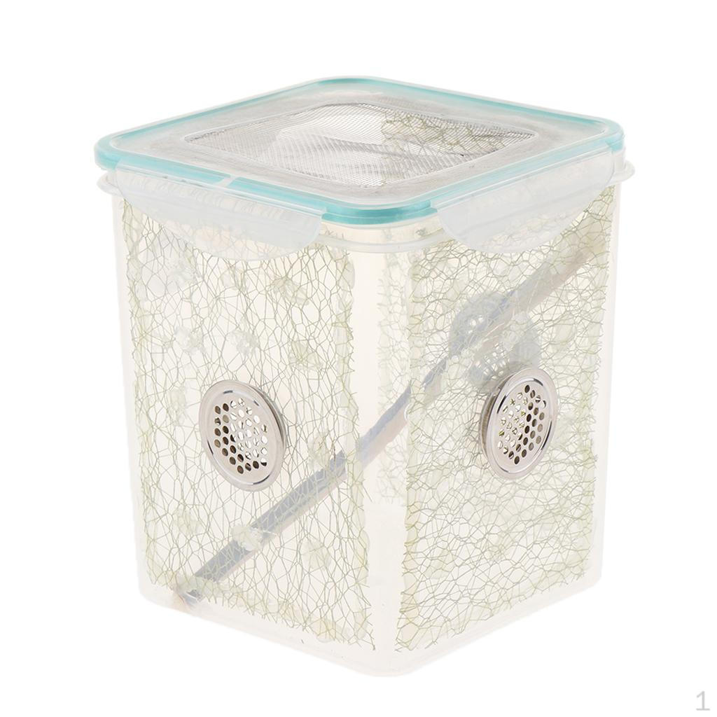 

Terrarium Raising Feeding Box for Spider Tortoise Turtle Scorpion 4