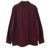 VINTAGE 50s 60s Open collar Long sleeve Open collar shirt Bordeaux Men's Used