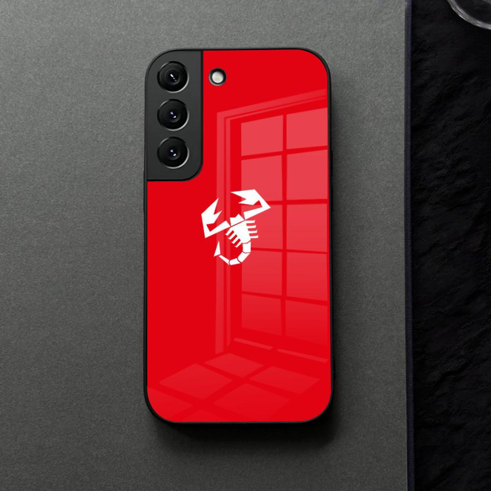 A-ABARTHEs Italy Car Phone Case Glass For Samsung Galaxy S21 S25 S22 S20 S24 S23 Ultra Fe Plus A16 A34 A54 A24 Coque