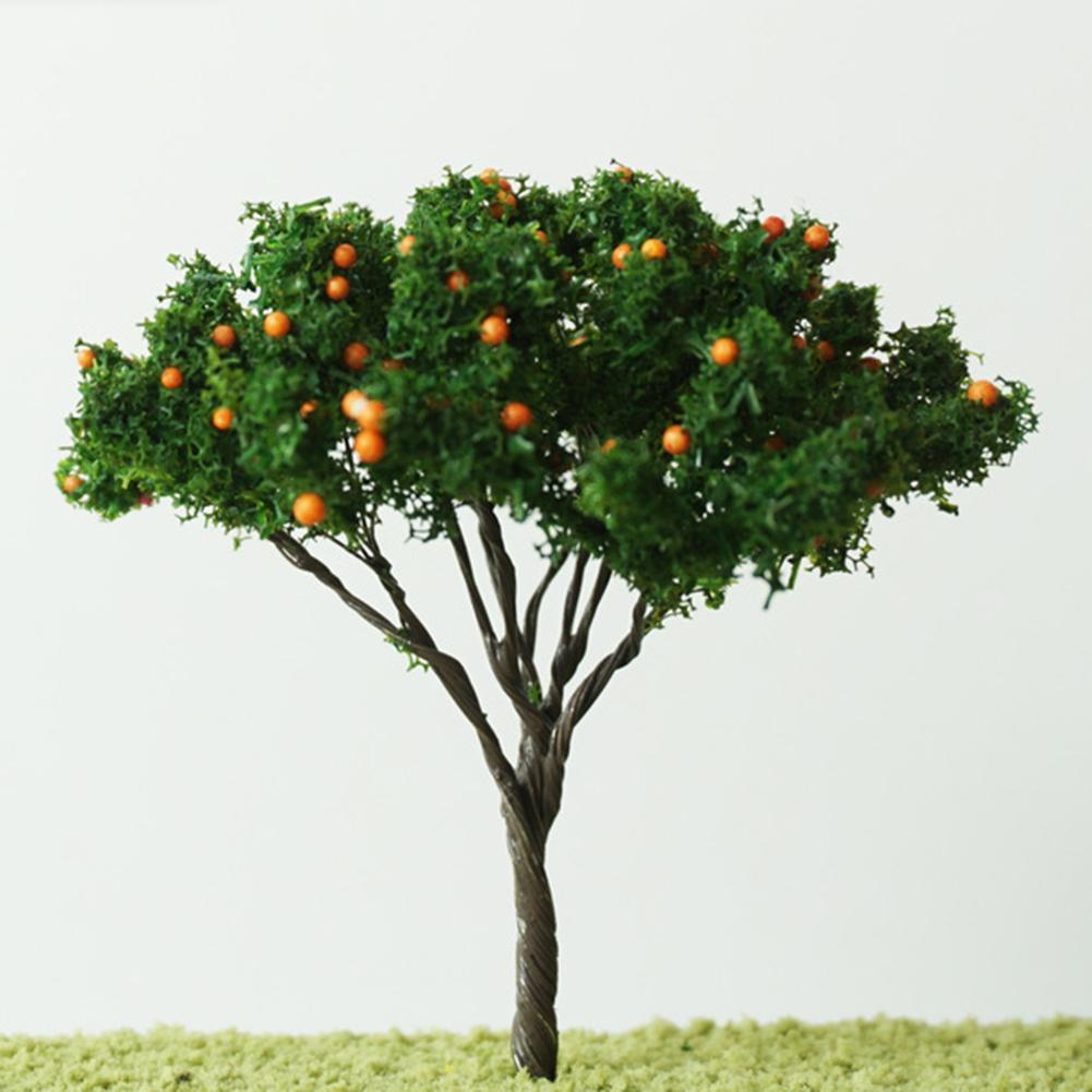 10-pcs 5cm Building Model Trees Train Railroad  Landscape Layout Roadway For DIY Landscapes To Create A More Natural Look