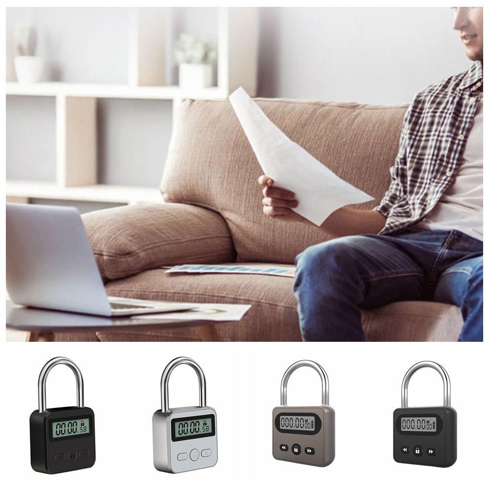 Multi Function Security Lock LCD Display Smart Time Lock Electronic Timer  Hardware