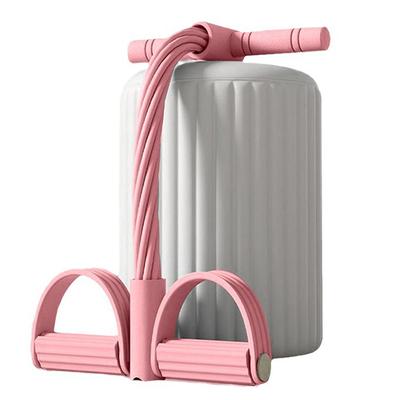 Multifunction Tension Rope 8-Tube Elastic Yoga Pedal Puller Resistance Band Tension Rope For Leg Stretching Slimming Training