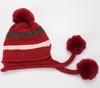 Autumn Winter Plush Warm Three Ball Knitted Hat Chenille Soft Women's Wool Hats