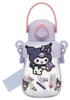 Skater Rubber Mascot Straw Locking Shoulder Sanrio Love Every Bottle, 650ml, One-Push Open, Function, Handle, Strap, Kuromi, Day, PRMC7ST-A