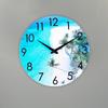 Kitchen Wall Clock 12-Inch Silent Round Wood Analog Clock Battery Operated Aesthetic Room Decor For Bedroom Kitchen Bathroom