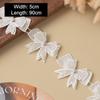 3D Butterfly Lace Trim Fabric  Sewing Accessories For Wedding Dress Clothing Diy Crafts Supplies Flower Decor Ribbon