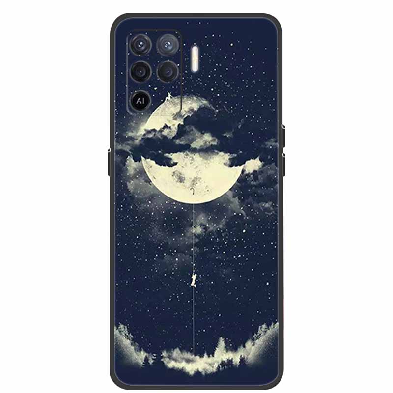 For Coque OPPO Reno5 Lite Case Shockproof Soft silicone TPU Back Cover For Oppo Reno 5Z 5 Lite Phone Case 5Lite CPH2205 Fundas